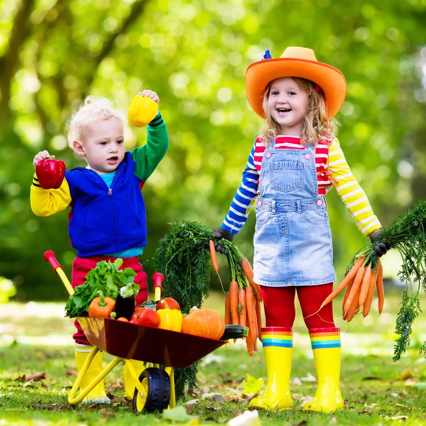 Kids Gardening Gloves, Latex Coated Toddler Garden Gloves, Children Work Gloves, 300 Pairs