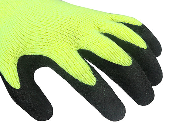 Kebada T3 Warm Winter Work Gloves, Latex Coated Knit Work Gloves for Cold Weather, 65-Pairs