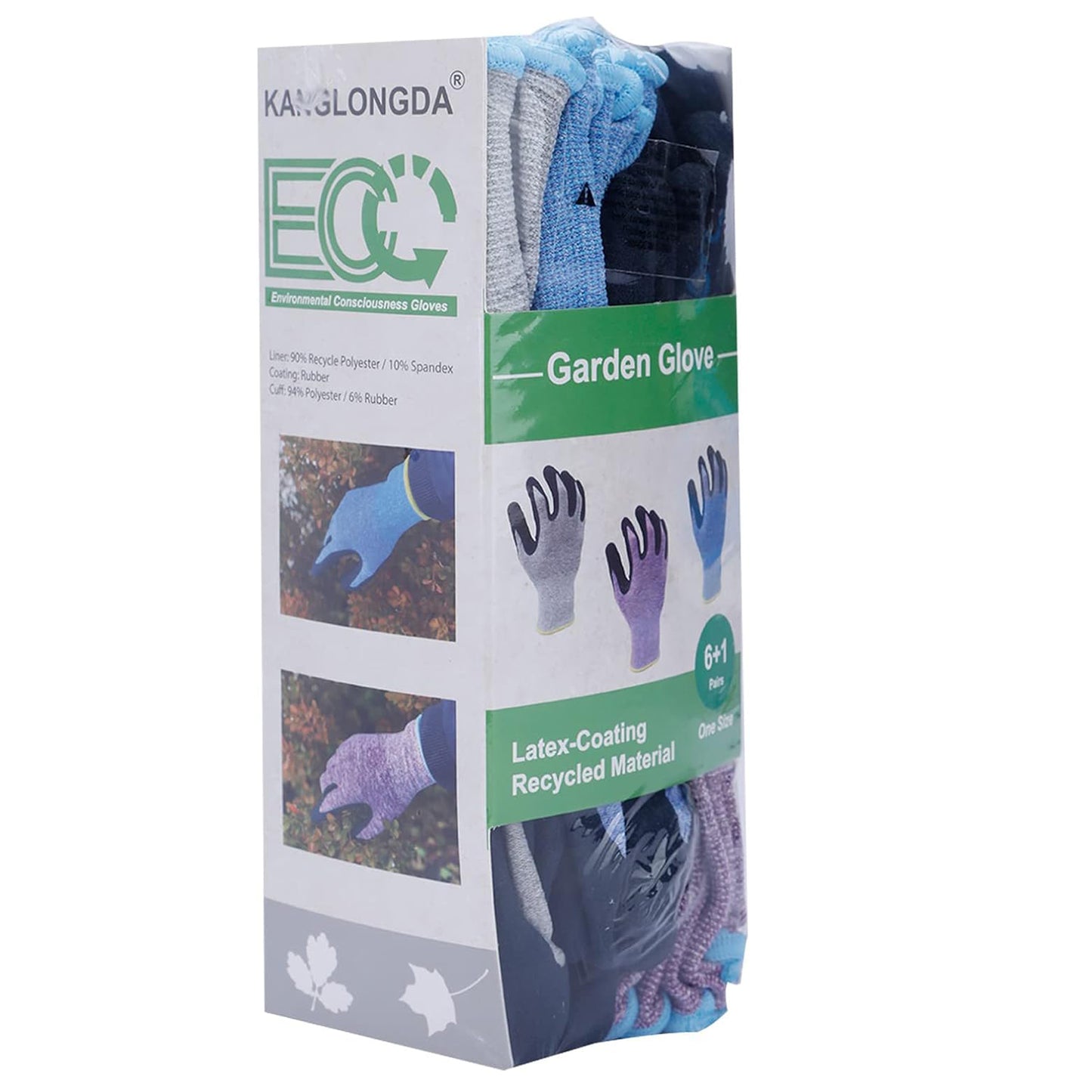 Gardening Gloves, Latex Coated Garden Gloves, Made from Recycled Bottles, 140 Pairs