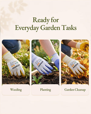KEBADA G14 Women's Garden Gloves for Planting Trimming Spraying and Harvesting