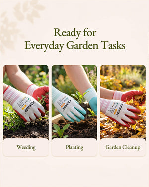 KEBADA G23 Women's Garden Gloves for Planting Trimming Spraying and Harvesting