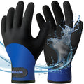 [64-Pair Bulk Pack] Kebada T2 Waterproof Winter Work Gloves with Adjustable Cuff